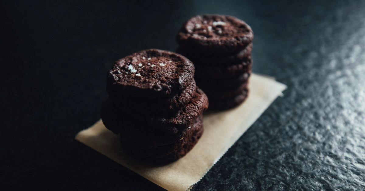 dark chocolate cookies