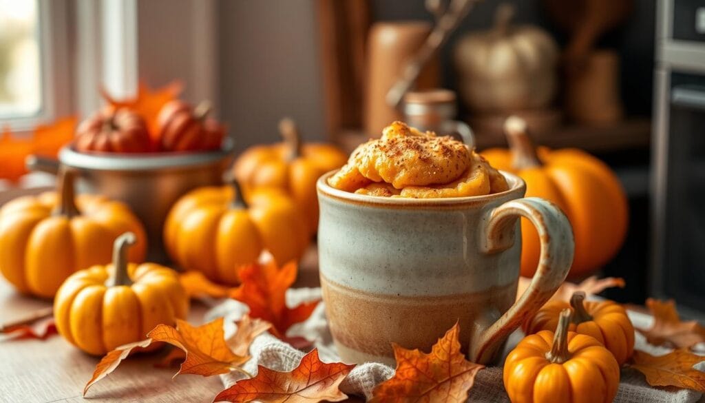 pumpkin mug cake