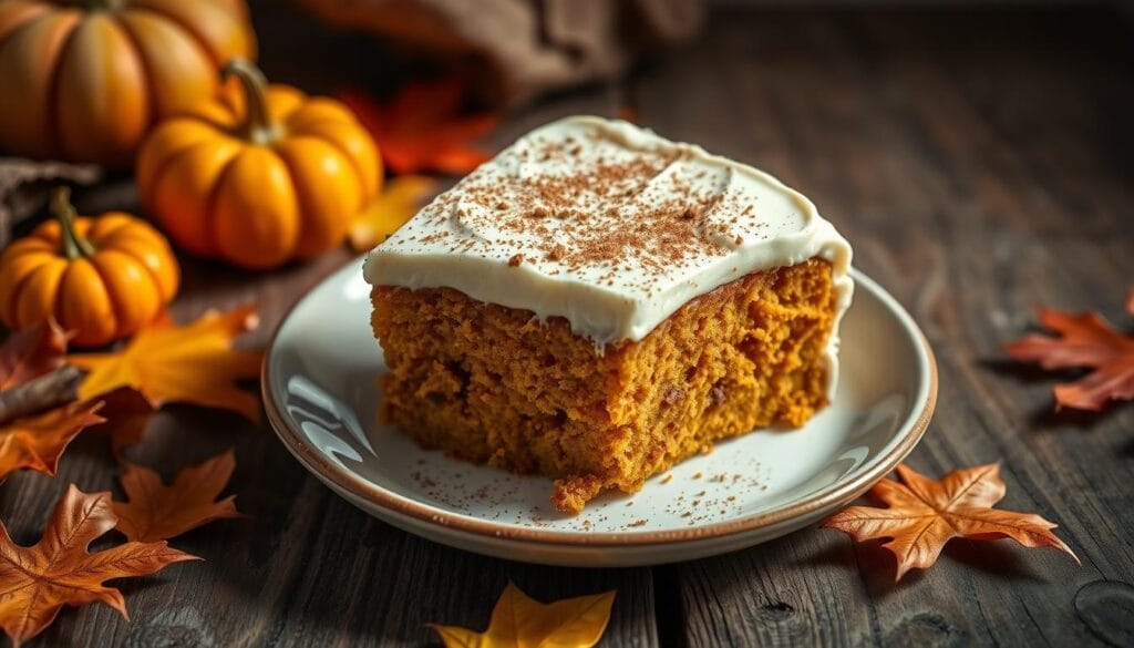 pumpkin cake with yellow cake mix